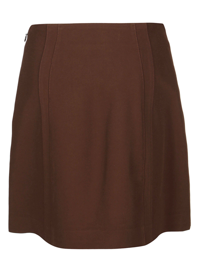 Shop Federica Tosi Women's Brown Other Materials Skirt