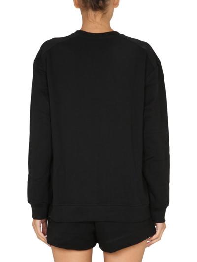 Shop Ganni Women's Black Other Materials Sweatshirt