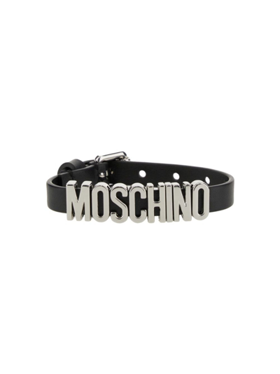 Shop Moschino Women's Black Other Materials Bracelet