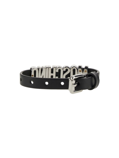 Shop Moschino Women's Black Other Materials Bracelet