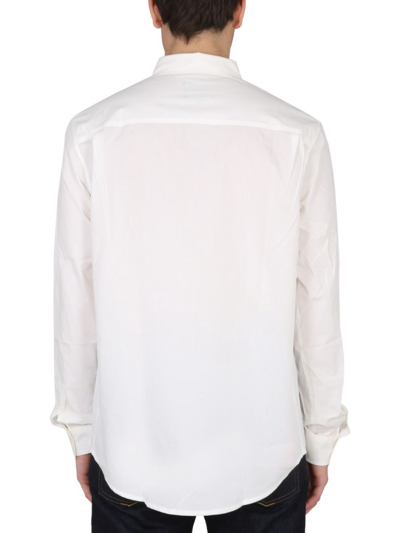 Shop Apc A.p.c. Men's White Other Materials Shirt