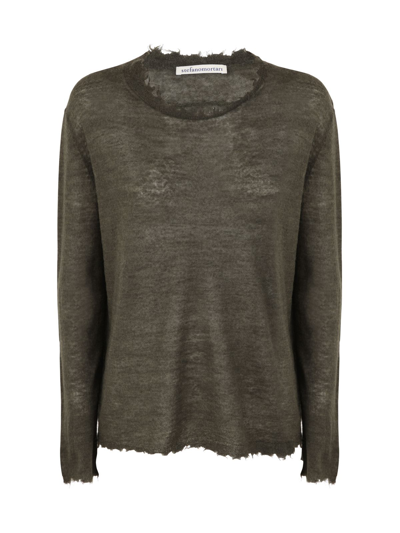 Shop Stefano Mortari Women's Green Other Materials Sweater