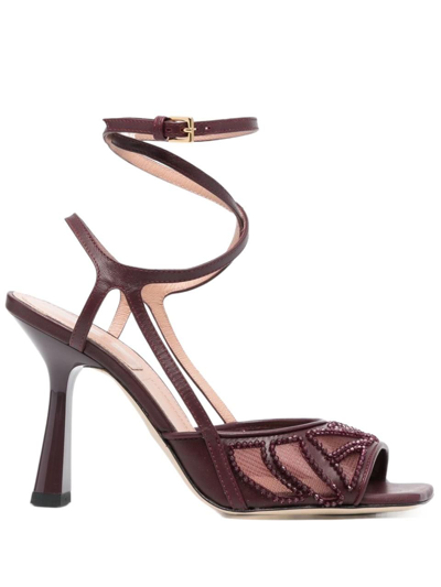 Shop Alberta Ferretti Women's Purple Other Materials Sandals