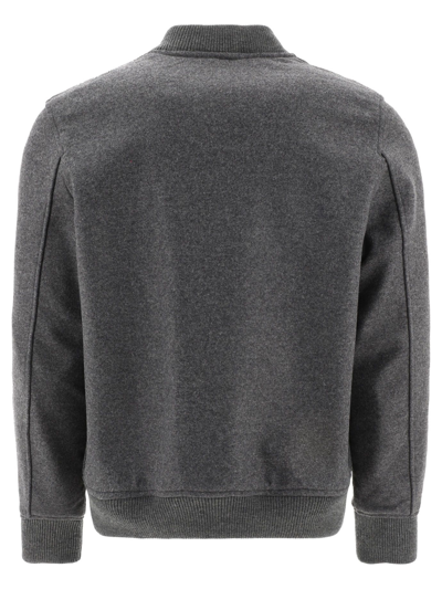 Shop Apc A.p.c. Men's Grey Other Materials Outerwear Jacket