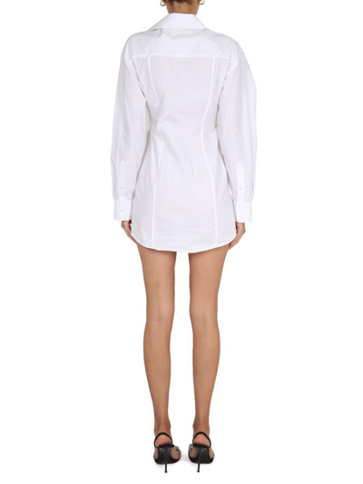 Shop Alexander Wang T T By Alexander Wang Women's White Other Materials Dress
