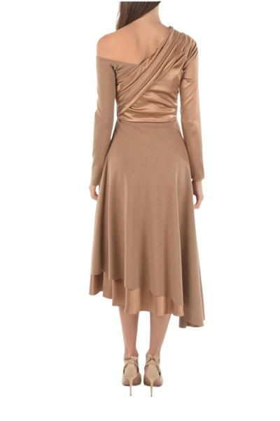 Shop Fendi Women's Beige Other Materials Dress