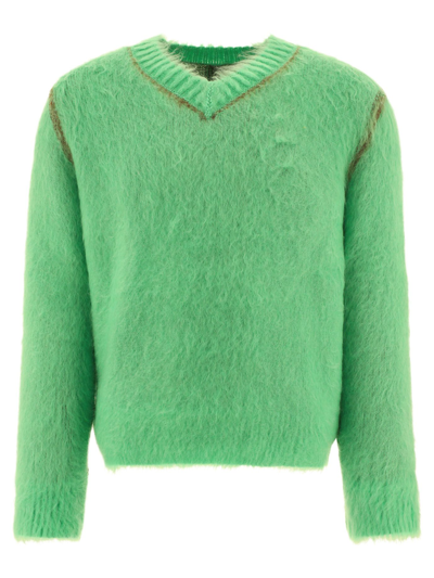 Shop Craig Green Men's Green Other Materials Sweater