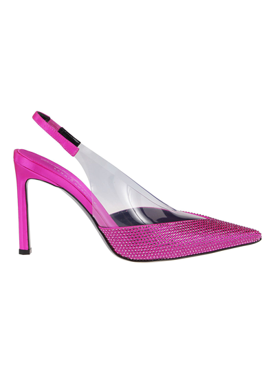 Shop Sergio Rossi Women's Purple Other Materials Sandals