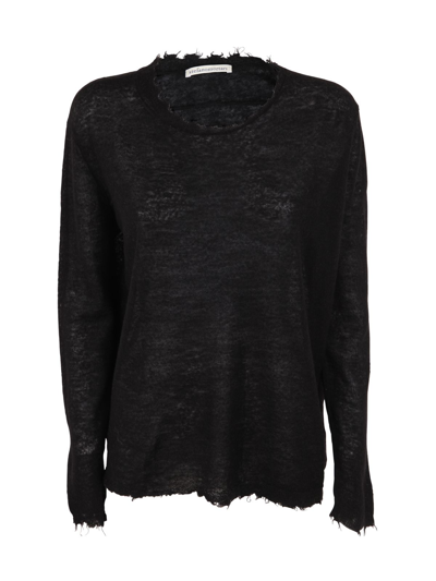 Shop Stefano Mortari Women's Black Other Materials Sweater