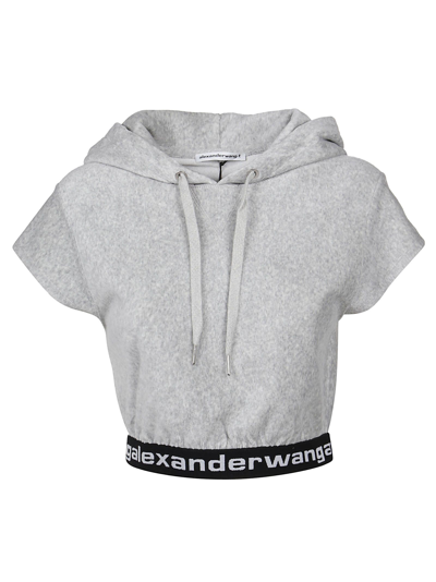 Shop Alexander Wang T T By Alexander Wang Women's Grey Other Materials Sweatshirt