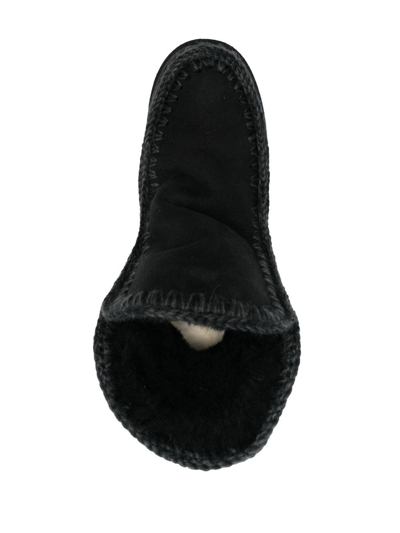 Mou Eskimo Faux Fur-lined Boots In Black