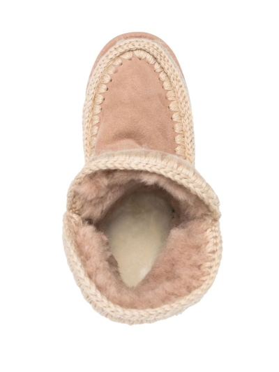 Mou Eskimo Faux Fur-lined Boots In Neutrals