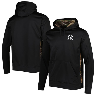 Shop Dunbrooke Black/camo New York Yankees Ranger Pullover Hoodie
