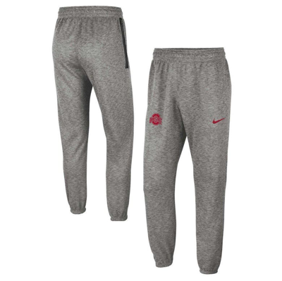 Shop Nike Heather Gray Ohio State Buckeyes Team Logo Spotlight Performance Pants