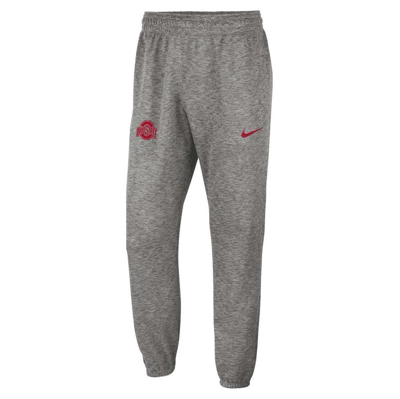 Shop Nike Heather Gray Ohio State Buckeyes Team Logo Spotlight Performance Pants