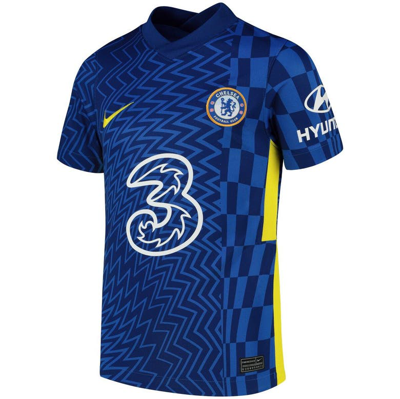 Shop Nike Youth  Romelu Lukaku Blue Chelsea 2021/22 Home Replica Player Jersey