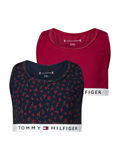 Tommy Hilfiger Kids Bustier For Girls In Rosso Bordeaux | ModeSens