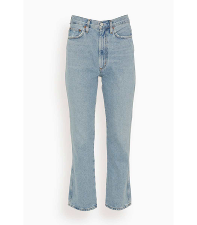 Shop Agolde Pinch Waist Jean In Riptide In Blue