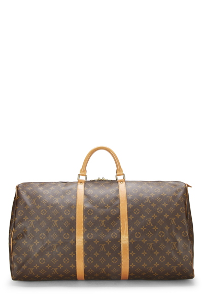 Pre-owned Louis Vuitton Monogram Canvas Keepall 60