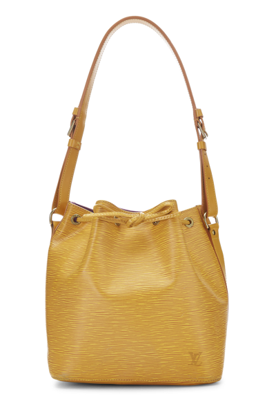 Pre-owned Louis Vuitton Tassil Yellow Epi Noé Petite