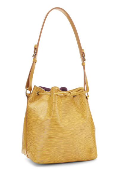 Pre-owned Louis Vuitton Tassil Yellow Epi Noé Petite