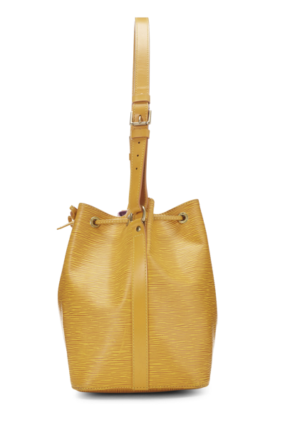 Pre-owned Louis Vuitton Tassil Yellow Epi Noé Petite