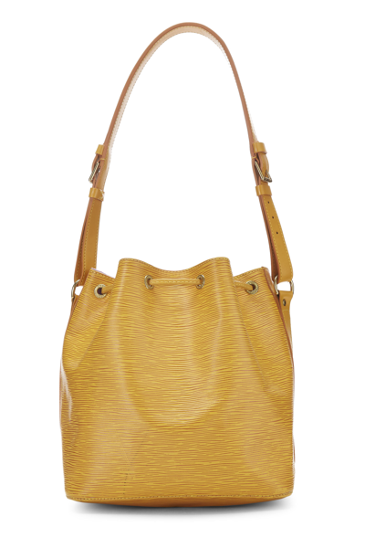 Pre-owned Louis Vuitton Tassil Yellow Epi Noé Petite