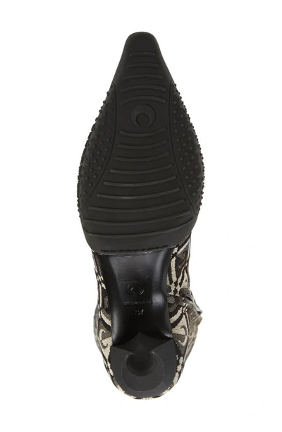 Shop Marine Serre Diamond Jacquard Moon Boot In Black