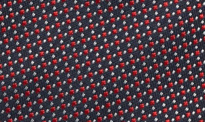 Shop Hugo Boss Neat Recycled Polyester Tie In Bright Red