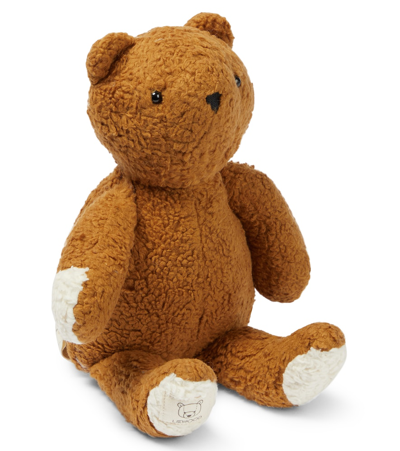 Shop Liewood Baby Bearty The Bear Teddy Bear In Golden Caramel