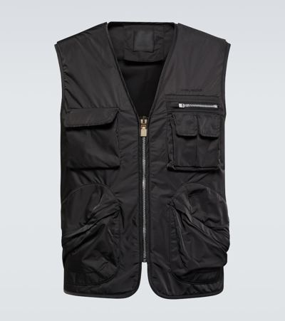 Shop Givenchy Padded Technical Vest In Black