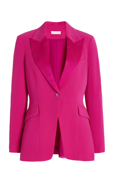 Shop Jonathan Simkhai Exclusive Jessie Crepe Blazer In Pink