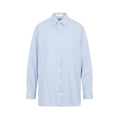 Shop The Row Classic Button Down Sisilia Shirt In Blue