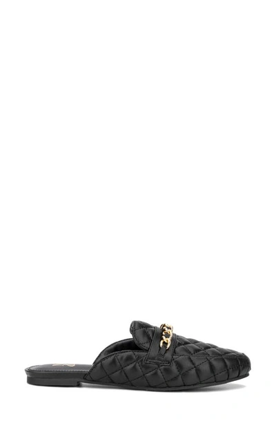Shop New York And Company Denise Quilted Loafer Mule In Black