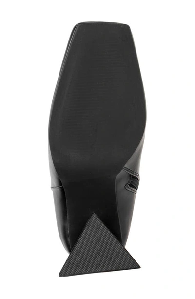 New York And Company Yolana Square Toe Bootie In Black