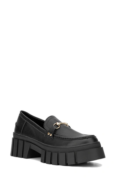 New York And Company Seraphina Platform Loafer In Black