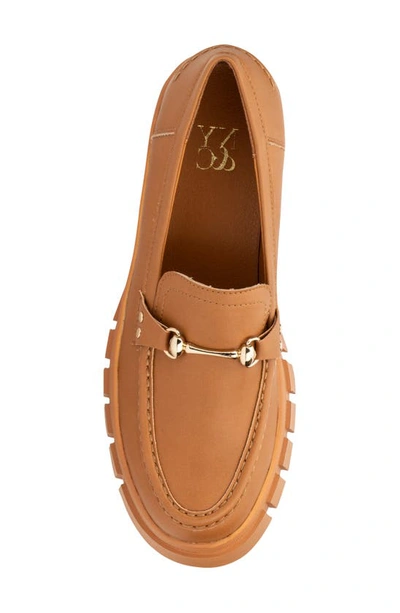 New York And Company Seraphina Platform Loafer In Cognac