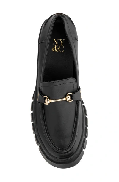 New York And Company Seraphina Platform Loafer In Black