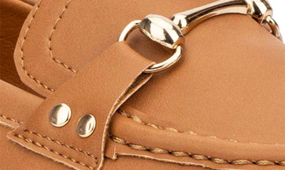New York And Company Seraphina Platform Loafer In Cognac