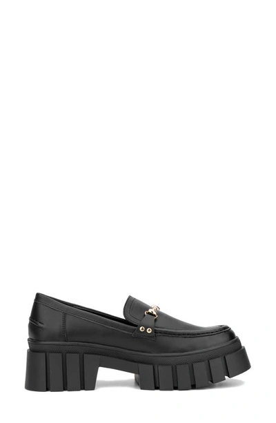 New York And Company Seraphina Platform Loafer In Black