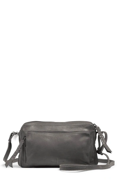 Shop Day & Mood Media Leather Crossbody Bag In Anthracite
