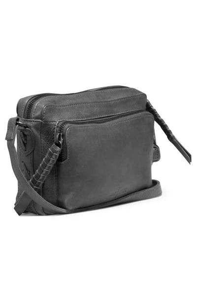 Shop Day & Mood Media Leather Crossbody Bag In Anthracite