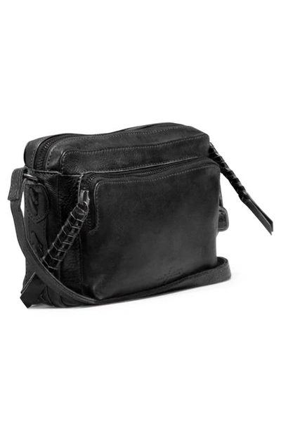 Shop Day & Mood Milicent Leather Crossbody Bag In Black
