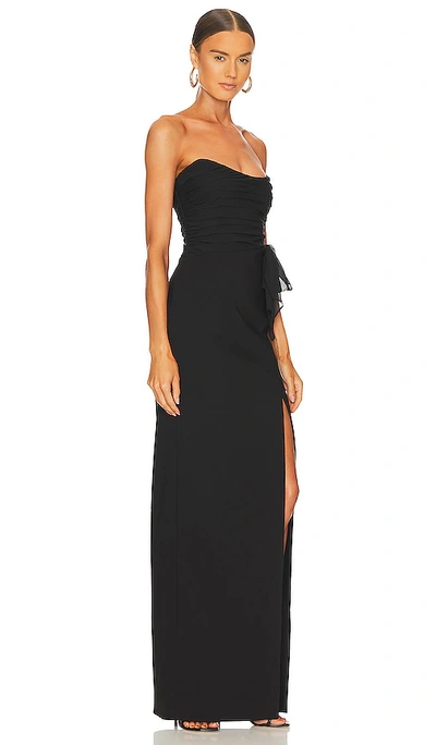 Shop Likely Maddie Gown In Black