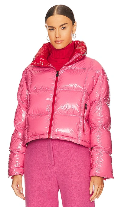 Shop Perfect Moment Nevada Duvet Jacket In Pink