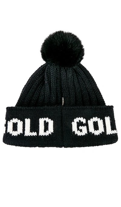 Shop Goldbergh Hodd Faux Fur Beanie In Black