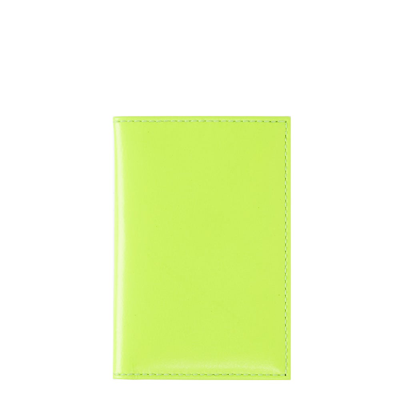 Shop Comme Des Garçons Super Fluo Wallet In Yellow