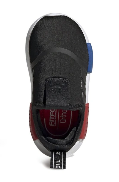Shop Adidas Originals Nmd 360 Slip-on Sneaker In Black/ White/ Scarlet