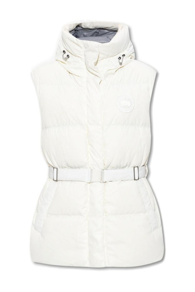 Shop Canada Goose Rayla Padded Vest In White