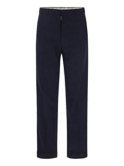 Shop Maison Margiela Four Stitch Tailored Trousers In Navy